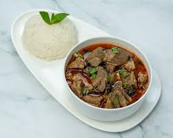 White Rice and Beef pepper soup 